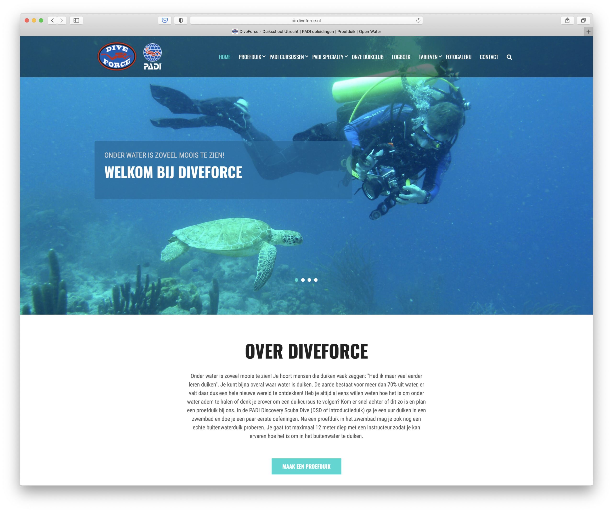 Website DiveForce