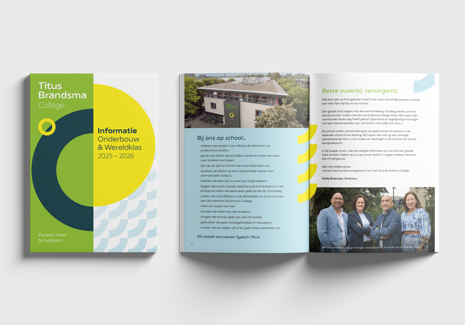 Titus Brandsma College informatie onderbouw